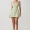 Vestido Beth de tweed – Verde pastel Vestido Beth de tweed – Verde pastel