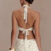 Vestido de croché floral Jaylene – Blanco Vestido de croché floral Jaylene – Blanco