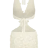 Vestido de croché floral Jaylene – Blanco Vestido de croché floral Jaylene – Blanco