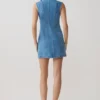 Vestido de Denim con botones en la parte delantera Penn – Azul verano Vestido de Denim con botones en la parte delantera Penn – Azul verano