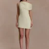 Vestido de gasa Daisie – Limón