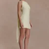 Vestido de gasa Daisie – Limón