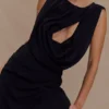 Vestido de gasa Oria – Negro Vestido de gasa Oria – Negro