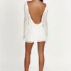 Vestido de lentejuelas Nala – Blanco
