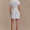 Vestido de lino con botones Aysha – Blanco Vestido de lino con botones Aysha – Blanco