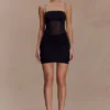 Vestido de malla Maryk – Negro Vestido de malla Maryk – Negro