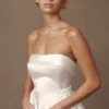 Vestido de novia sin tirantes Eileen – Blanco Vestido de novia sin tirantes Eileen – Blanco