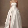 Vestido de novia sin tirantes Eileen – Blanco Vestido de novia sin tirantes Eileen – Blanco