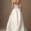 Vestido de novia sin tirantes Eileen – Blanco Vestido de novia sin tirantes Eileen – Blanco