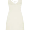Vestido de punto bordado Brullo – Marfil Vestido de punto bordado Brullo – Marfil