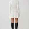 Vestido de punto calado Adena – Marfil Vestido de punto calado Adena – Marfil
