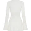 Vestido de punto calado Adena – Marfil Vestido de punto calado Adena – Marfil