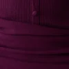 Vestido de punto con botones y manga larga Agness – Ciruela Vestido de punto con botones y manga larga Agness – Ciruela