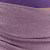 Vestido de punto con falda drapeada Cali – Morado