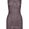 Vestido de punto de ganchillo Cherly – Chocolate Vestido de punto de ganchillo Cherly – Chocolate
