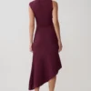 Vestido de punto plisado Milasandra – Ciruela Vestido de punto plisado Milasandra – Ciruela
