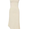 Vestido de punto plisado Milasandra – Marfil Vestido de punto plisado Milasandra – Marfil
