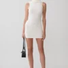 Vestido de punto tipo bufanda Amilee – Marfil Vestido de punto tipo bufanda Amilee – Marfil