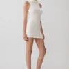 Vestido de punto tipo bufanda Amilee – Marfil Vestido de punto tipo bufanda Amilee – Marfil