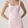 Vestido de satén Beth – Rosa pálido Vestido de satén Beth – Rosa pálido