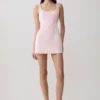 Vestido de satén Beth – Rosa pálido Vestido de satén Beth – Rosa pálido