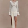 Vestido Electra de encaje fluido – Marfil Vestido Electra de encaje fluido – Marfil