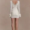 Vestido Electra de encaje fluido – Marfil Vestido Electra de encaje fluido – Marfil