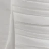 Vestido floral Claudine de tafetán – Blanco