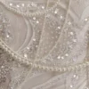 Vestido halter Adora Pearl – Blanco