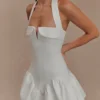 Vestido halter Calipso – Blanco