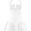 Vestido halter Calipso – Blanco