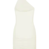 Vestido halter ceñido Mariposa – Marfil Vestido halter ceñido Mariposa – Marfil