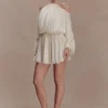 Vestido halter Minna – Blanco ópalo Vestido halter Minna – Blanco ópalo