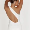 Vestido Harper de un solo hombro – Blanco Vestido Harper de un solo hombro – Blanco