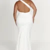 Vestido Harper de un solo hombro – Blanco Vestido Harper de un solo hombro – Blanco