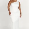 Vestido Harper de un solo hombro – Blanco Vestido Harper de un solo hombro – Blanco