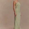 Vestido Harper de un solo hombro – Salvia Vestido Harper de un solo hombro – Salvia