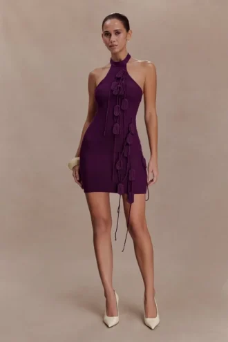 Vestido Jacky Tulip – Ciruela