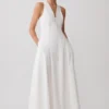 Vestido largo abotonado Sienna – Blanco Vestido largo abotonado Sienna – Blanco