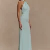 Vestido largo ajustado con cuello halter Elyna – Lagoon Vestido largo ajustado con cuello halter Elyna – Lagoon