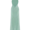 Vestido largo ajustado con cuello halter Elyna – Lagoon Vestido largo ajustado con cuello halter Elyna – Lagoon