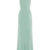 Vestido largo ajustado con cuello halter Elyna – Lagoon Vestido largo ajustado con cuello halter Elyna – Lagoon