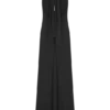 Vestido largo ajustado Juliet con pañuelo – Negro Vestido largo ajustado Juliet con pañuelo – Negro
