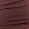 Vestido largo ajustado Kinsley con detalles metálicos – Chocolate Vestido largo ajustado Kinsley con detalles metálicos – Chocolate