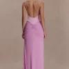 Vestido largo ajustado Roisin – Rosa empolvado Vestido largo ajustado Roisin – Rosa empolvado