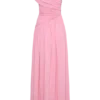 Vestido largo asimétrico Ayeshya – Rosa caramelo Vestido largo asimétrico Ayeshya – Rosa caramelo