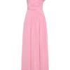 Vestido largo asimétrico Ayeshya – Rosa caramelo Vestido largo asimétrico Ayeshya – Rosa caramelo