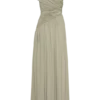 Vestido largo asimétrico ceñido Ayeshya – Salvia Vestido largo asimétrico ceñido Ayeshya – Salvia