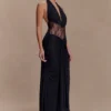 Vestido largo Bonnie Slinky And Lace – Negro Vestido largo Bonnie Slinky And Lace – Negro