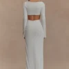 Vestido largo con aberturas Vienna Slinky – Blanco Vestido largo con aberturas Vienna Slinky – Blanco